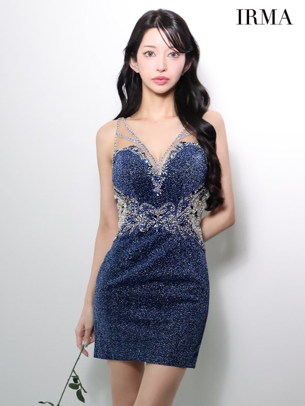 ダークブルー モデル：まおちゃる　身長：158cm　着用サイズ：Sサイズ