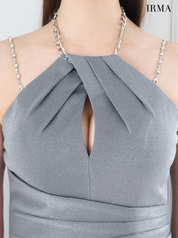 グレー モデル：まおちゃる　身長：158cm　着用サイズ：Sサイズ