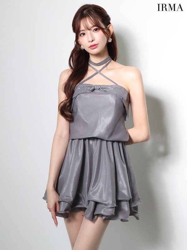 グレー　モデル：あみ　身長：163cm　着用サイズ：Sサイズ