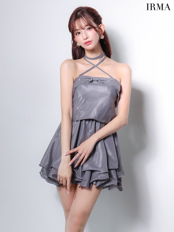 グレー　モデル：あみ　身長：163cm　着用サイズ：Sサイズ