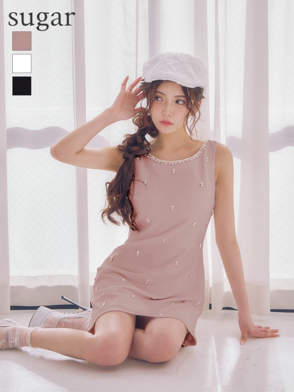 モーヴピンク　モデル：せいは　身長：160cm　着用サイズ：Sサイズ