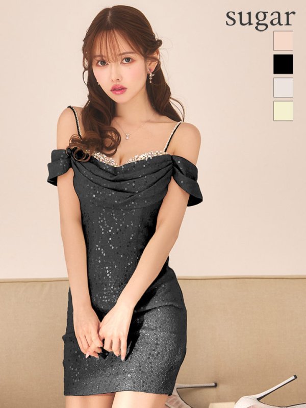 ブラック モデル：ゆめ　身長：160cm　着用サイズ：Sサイズ