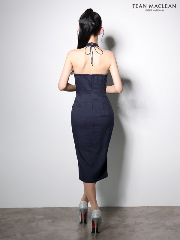 ネイビー　モデル：まおちゃる　身長：158cm　着用サイズ：Sサイズ