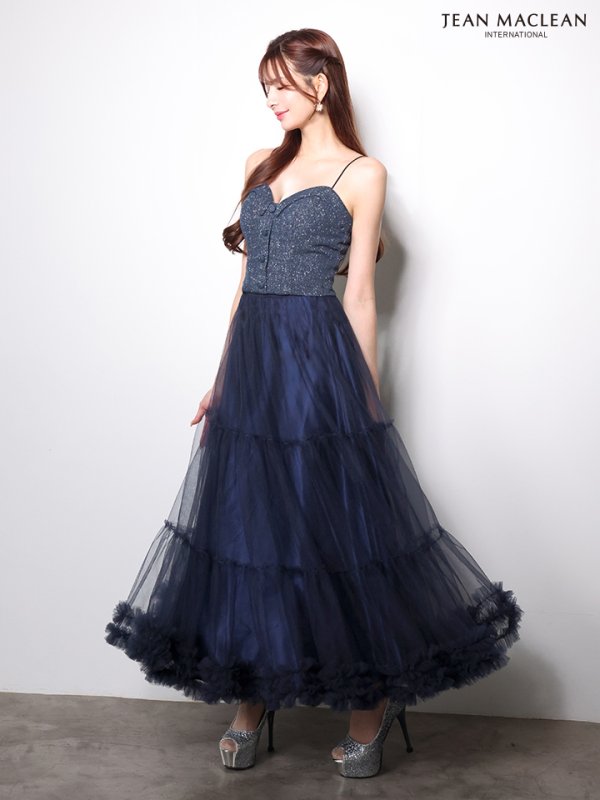 ネイビー　モデル：あみ　身長：163cm　着用サイズ：Sサイズ