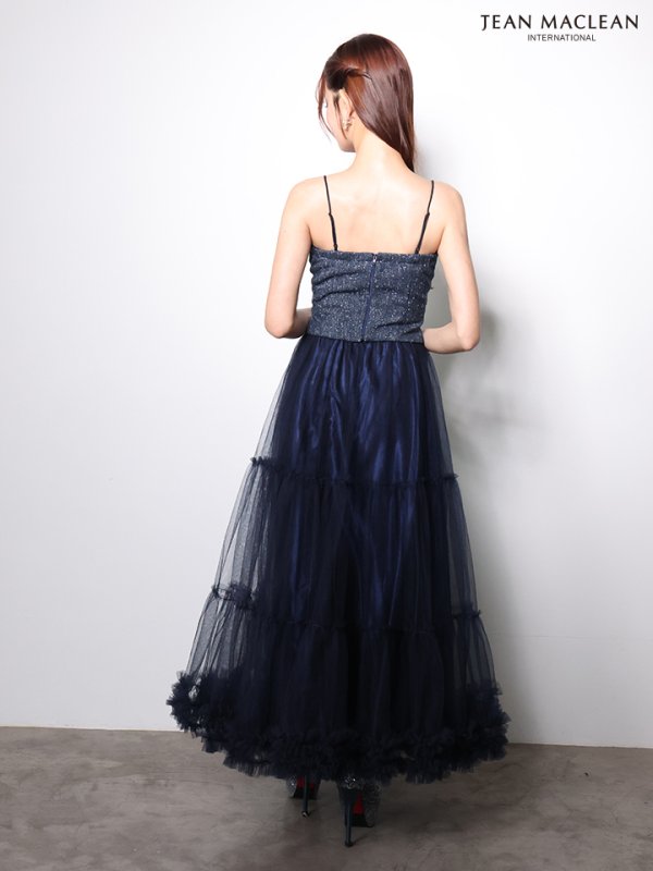 ネイビー　モデル：あみ　身長：163cm　着用サイズ：Sサイズ