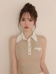 ベージュ　モデル：ゆめ　身長：160cm　着用サイズ：Sサイズ