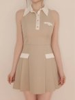 ベージュ　モデル：ゆめ　身長：160cm　着用サイズ：Sサイズ