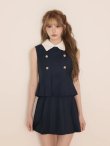 ネイビー モデル：咲希　身長：164cm　着用サイズ：Sサイズ