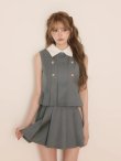 グレー モデル：咲希　身長：164cm　着用サイズ：Sサイズ