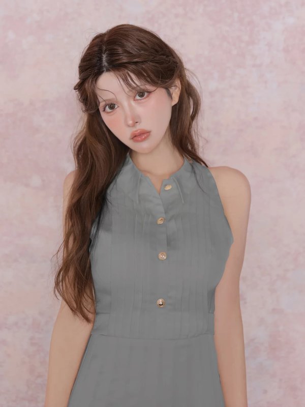 グレー　モデル：まりん　身長：164cm　着用サイズ：Sサイズ