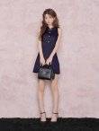 ネイビー　モデル：まりん　身長：164cm　着用サイズ：Sサイズ