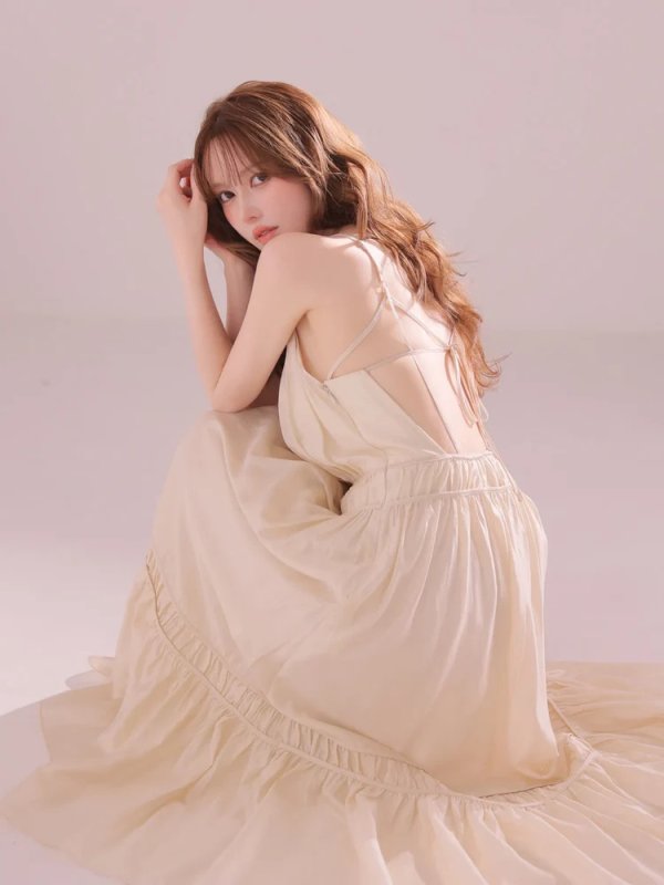 アイボリー　モデル：ゆめ　身長：160cm　着用サイズ：Sサイズ