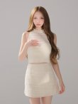 アイボリー　モデル：しおん　身長158cm　着用サイズ：Sサイズ