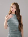 グレー　モデル：しおん　身長158cm　着用サイズ：Sサイズ