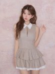 ベージュ　モデル：まりん　身長：164cm　着用サイズ：Sサイズ