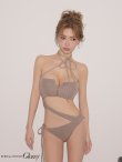 ブラウン　モデル：みゆ　身長：164cm　着用サイズ：Fサイズ