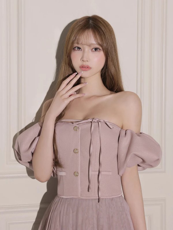 ピンク　モデル：るり　身長：165cm　着用サイズ：Sサイズ