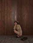 ベージュ　モデル：れみれみ　身長：163cm　着用サイズ：Fサイズ