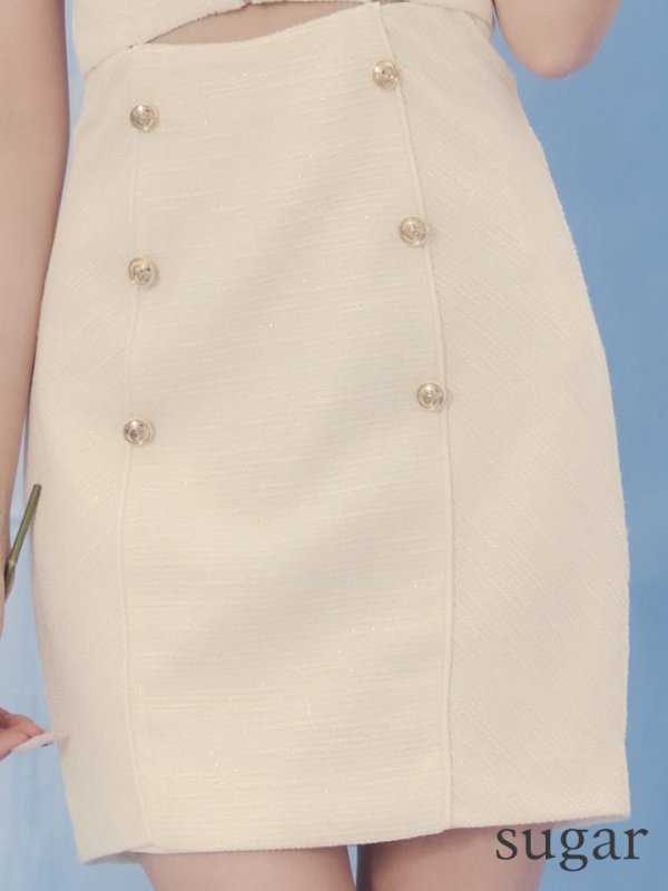 アイボリー  モデル：カルア　身長：156cm　着用サイズ：Sサイズ