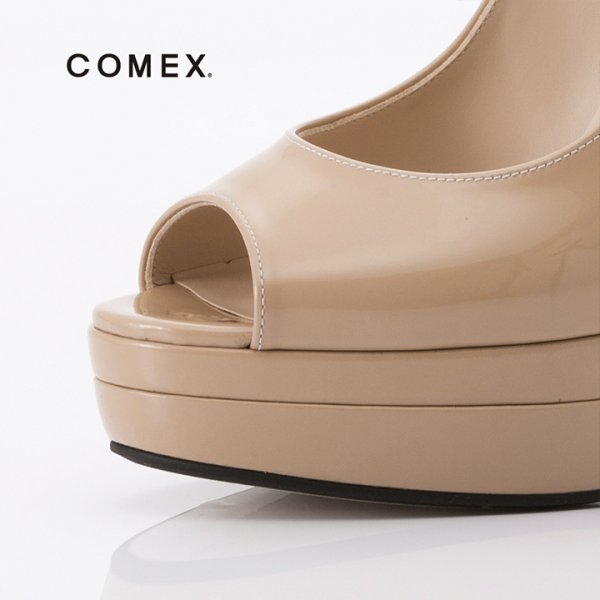 画像3: 【COMEX】 6color/ 14cmヒール/ オープントゥパンプス[OF02] (3)