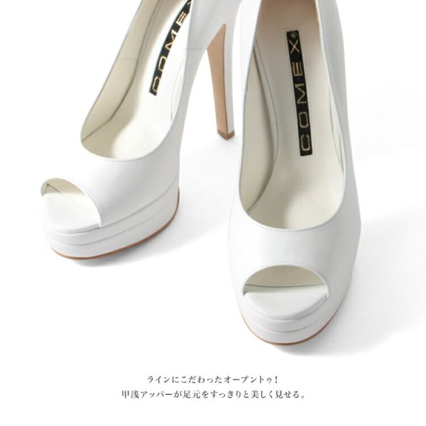 画像12: 【COMEX】 6color/ 14cmヒール/ オープントゥパンプス[OF02] (12)