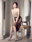 ブロンズ　モデル：ゆめ　身長：160cm　着用サイズ：Sサイズブロンズ　モデル：ゆめ　身長：160cm　着用サイズ：Sサイズ