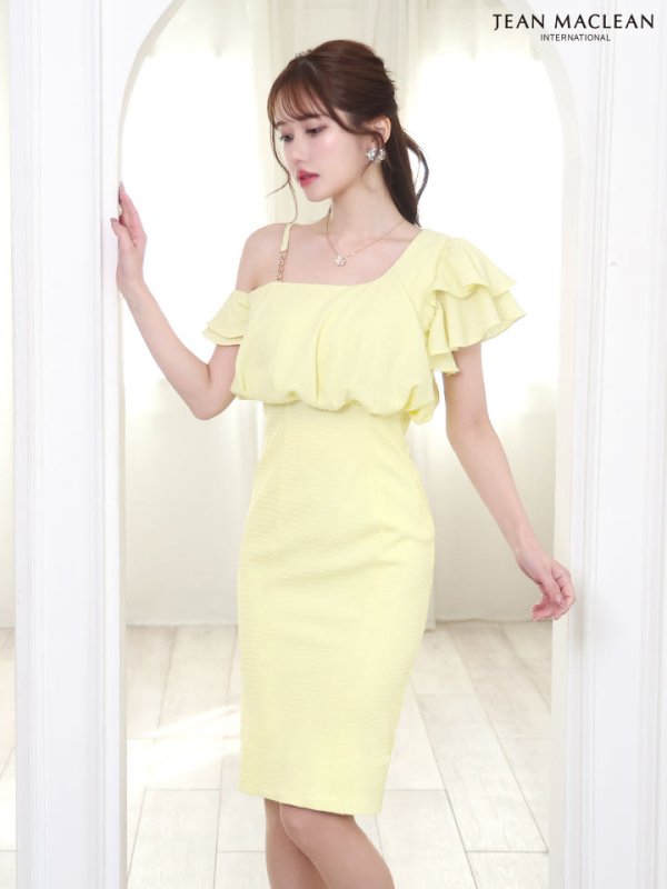 レモンイエロー　モデル：ゆめ　身長：160cm　着用サイズ：Sサイズ