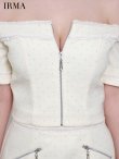 ホワイト モデル：ももか　身長：156cm　着用サイズ：XSサイズ