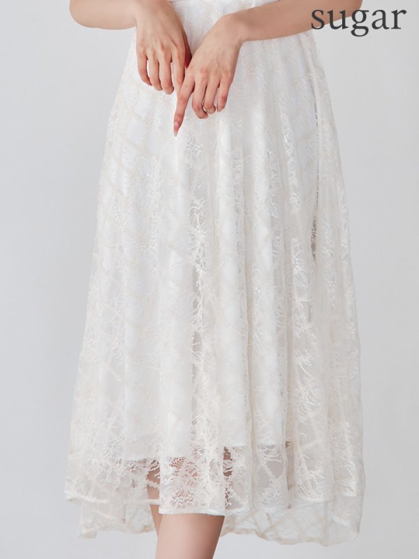 ホワイト　モデル：あすか　身長：170cm　着用サイズ：Sサイズ