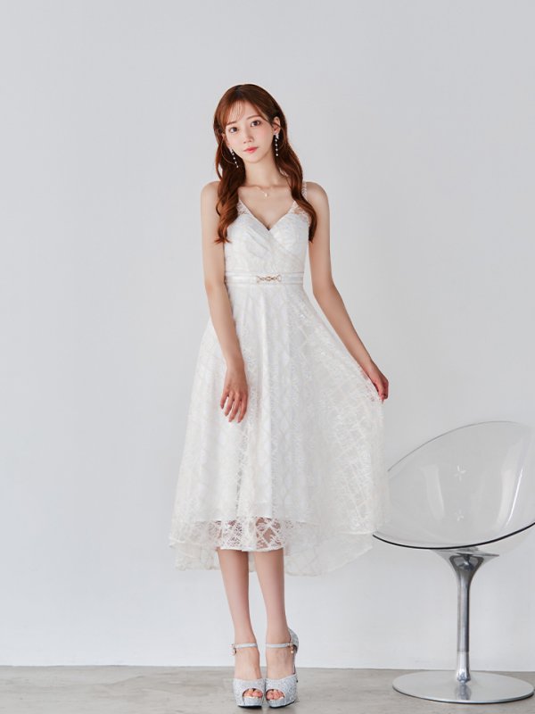 ホワイト　モデル：あすか　身長：170cm　着用サイズ：Sサイズ