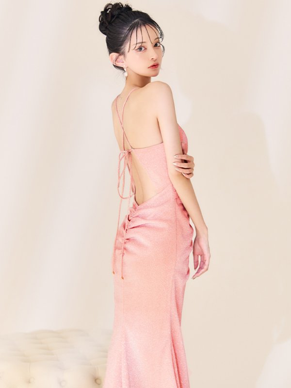 ピンク モデル：まおちゃる　身長：158cm　着用サイズ：Sサイズ