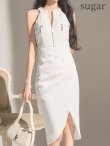 ホワイト モデル：まおちゃる　身長：158cm　着用サイズ：Sサイズ