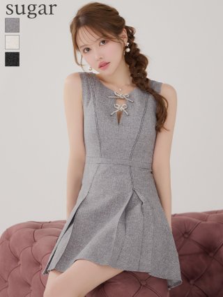 rans ツイード　キャバドレス　S シュガー　ジュエルズ rans ツイード キャバドレス S シュガー ジュエルズ - メルカリ