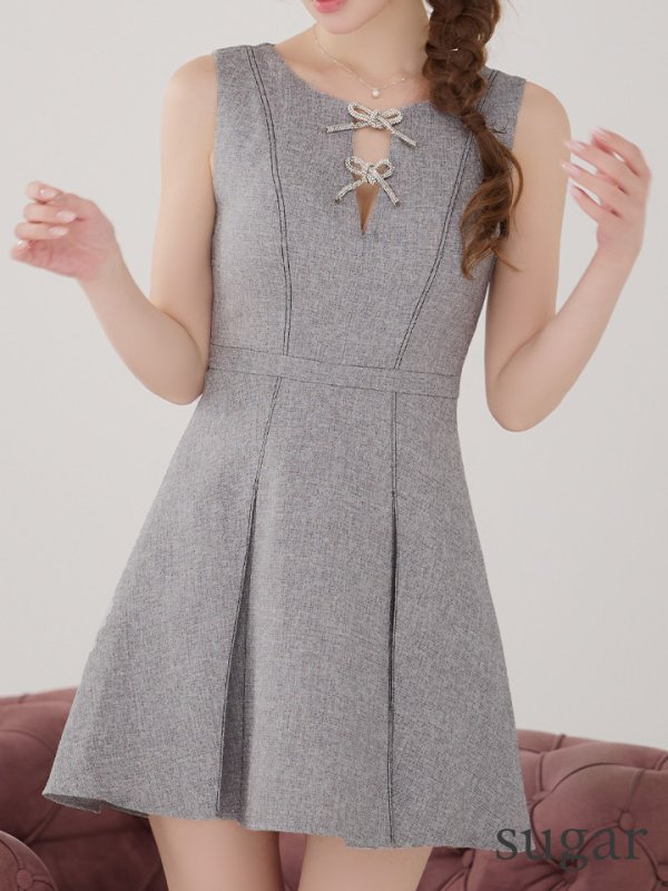 グレー モデル：ゆめ　身長：160cm　着用サイズ：Sサイズ