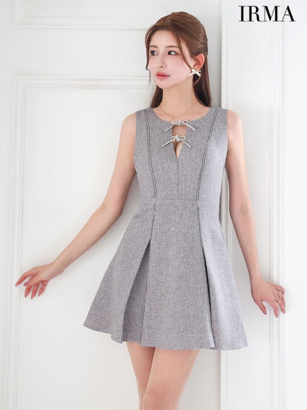 グレー　モデル：あみ　身長：163cm　着用サイズ：Sサイズ