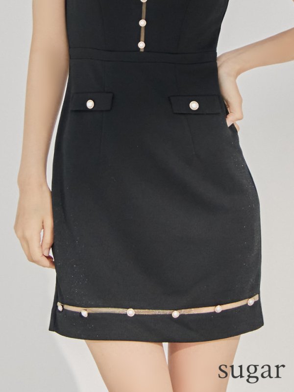 ブラック モデル:まりん 身長:164cm 着用サイズ:Sサイズ