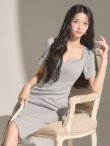 グレー モデル：まおちゃる　身長：158cm　着用サイズ：Sサイズ