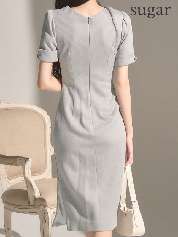 グレー モデル：まおちゃる　身長：158cm　着用サイズ：Sサイズ