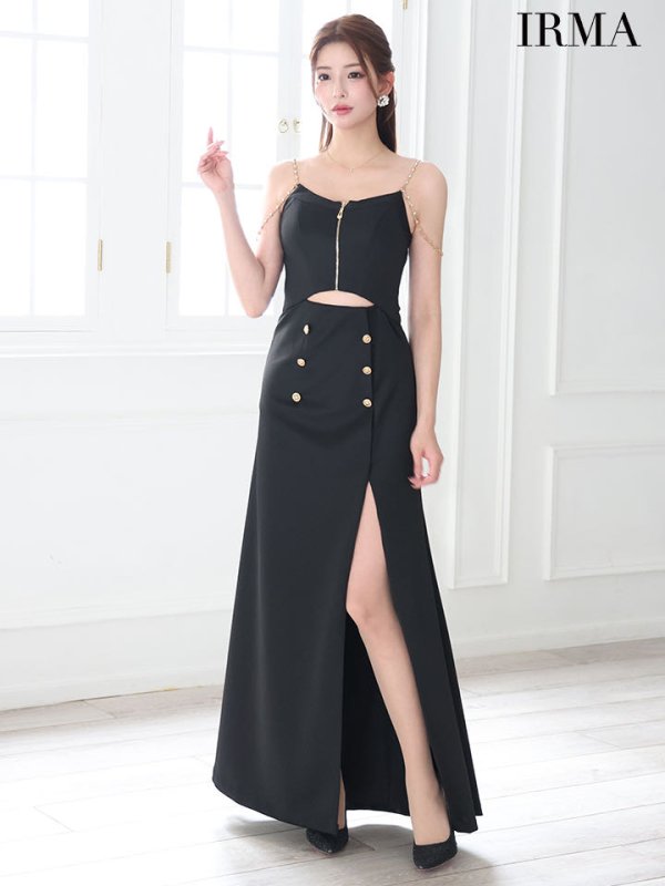 ブラック モデル：あみ　身長：163cm　着用サイズ：Sサイズ