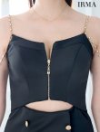 ブラック モデル：あみ　身長：163cm　着用サイズ：Sサイズ
