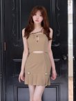 モカベージュ　モデル：羽澄まり　身長：158cm　着用サイズ：Sサイズ