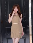 モカベージュ　モデル：羽澄まり　身長：158cm　着用サイズ：Sサイズ