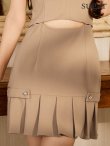 モカベージュ モデル：ももか　身長：156cm　着用サイズ：Sサイズ