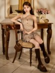 モカベージュ モデル：ももか　身長：156cm　着用サイズ：Sサイズ