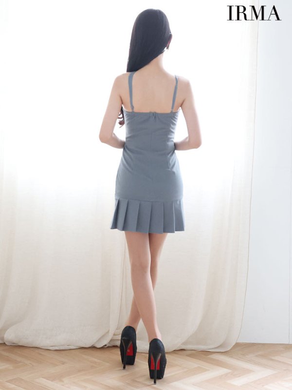 グレー モデル：まおちゃる　身長：158cm　着用サイズ：Sサイズ