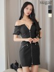 ブラック　モデル：まおちゃる　身長：158cm　着用サイズ：Sサイズ
