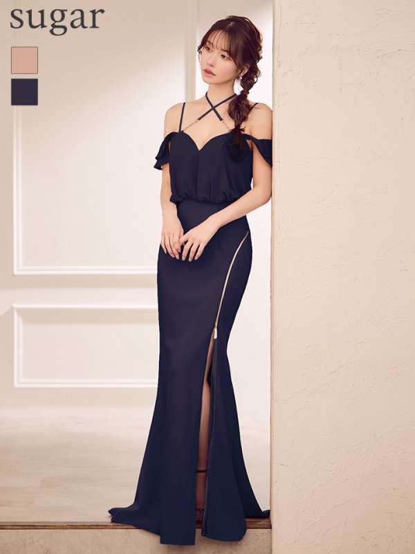 ネイビー　モデル：ゆめ　身長：160cm　着用サイズ：Sサイズ