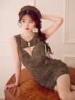 画像11: 【予約商品/9月上旬-9月中旬発送予定】sugarオリジナルカラー・XSサイズあり【IRMA/イルマ】コーデュロイ/ ノースリーブ/ バストカットアウト/ ハイウエスト/ タイト/ ミニドレス/ キャバドレス[OF2A] (11)