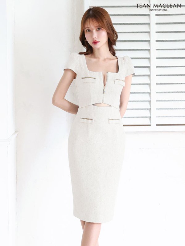 ホワイト モデル：ゆめ　身長：160cm　着用サイズ：Sサイズ