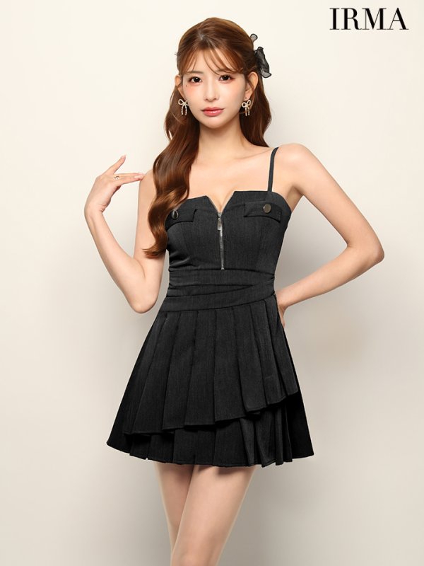 ブラック　モデル：あみ　身長：163cm　着用サイズ：Sサイズ